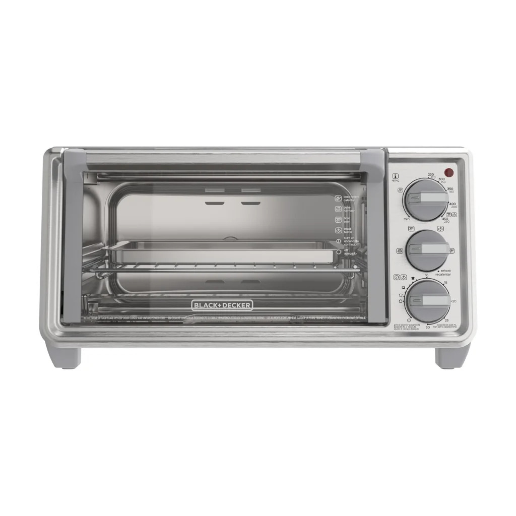 BLACK + DECKER HORNO TOSTADOR 4 REBANADAS CONVECCION NATURAL - TO4130-1SDLA