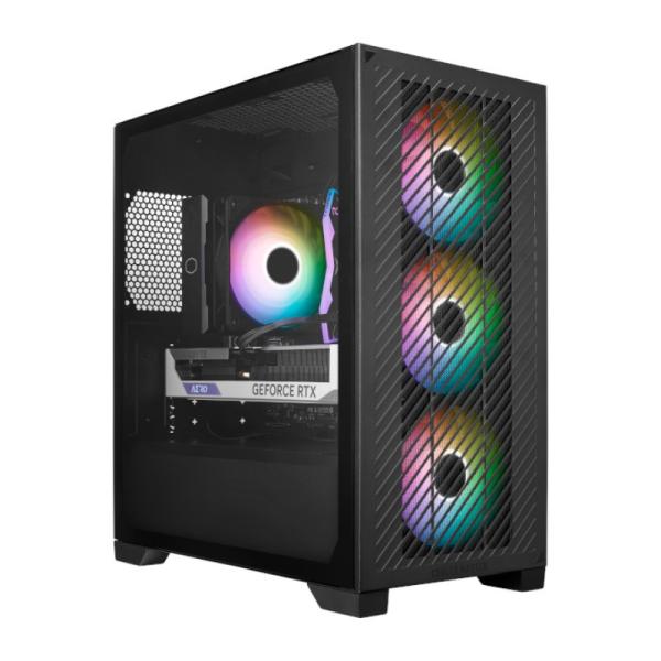 CASE GAMING RGB COOLER MASTER ELITE 301 MINI TOWER VENTILADORES 3 DE 120MM CON