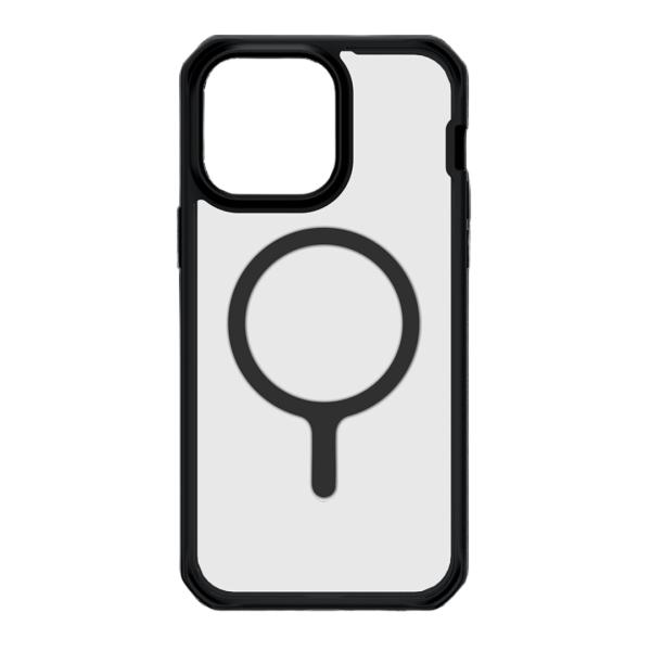 ITSKINS CASE FOR APPLE IPHONE 14 PRO (6.1") HYBRID R // SOLID, PLAIN BLACK AND
