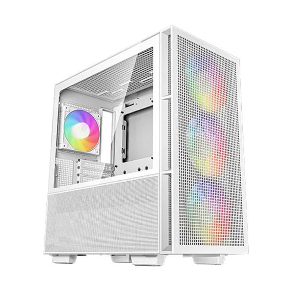 CASE GAMING RGB DEEPCOOL CH560 WH MID TOWER 3 VENTILADORES DE 140MM Y 1 DE