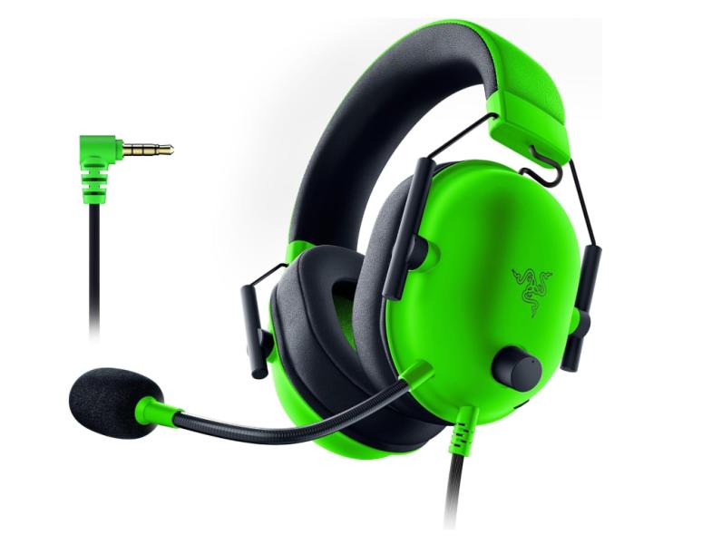 AUDIFONOS GAMING RAZER BLACKSHARK V2 X OVER-EAR CABLE VERDE