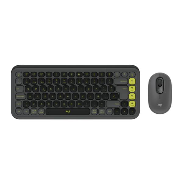 TECLADO Y MOUSE LOGITECH POP ICON COMBO INALÁMBRICO BLUETOOTH ESPAÑOL
