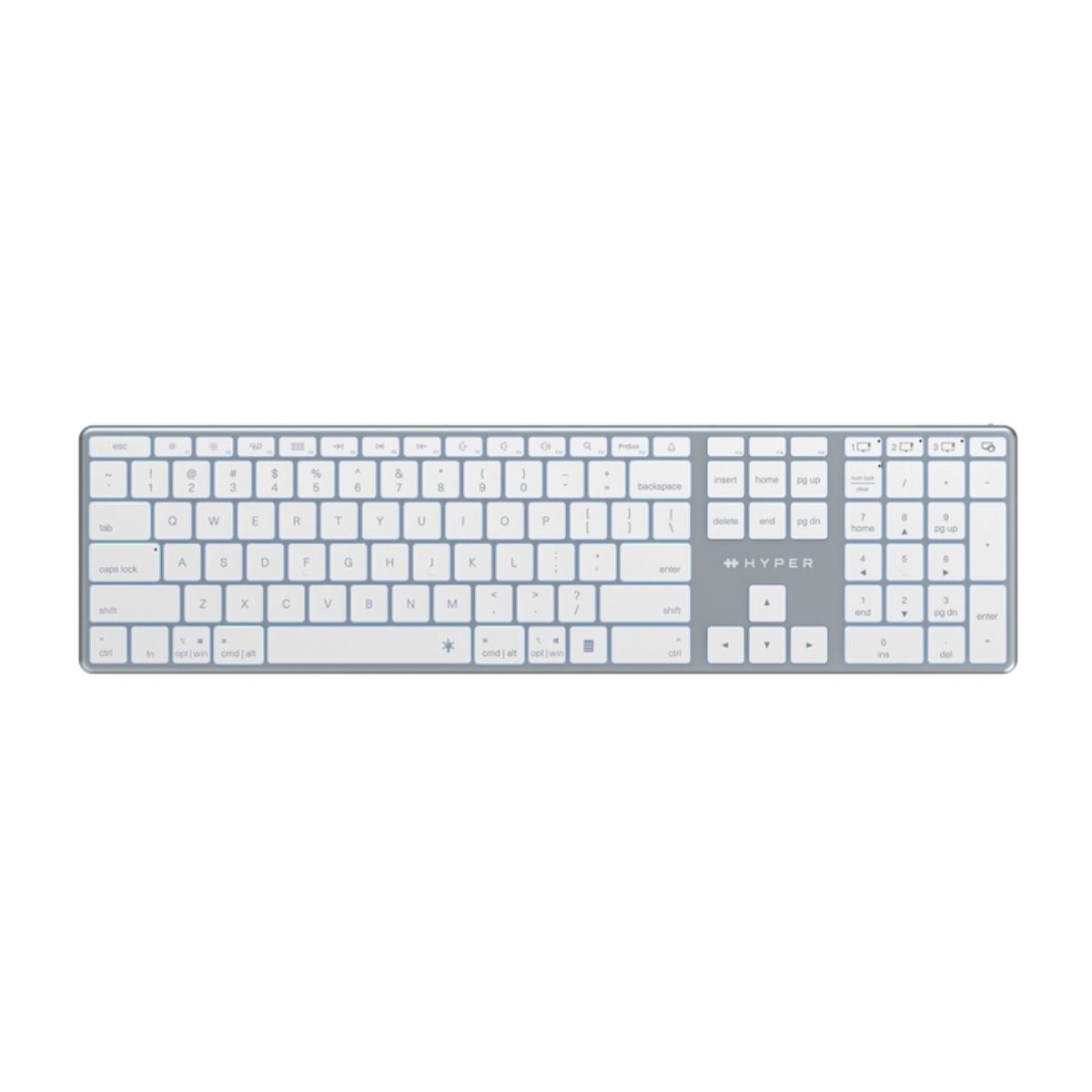 TARGUS TECLADO HYPER BLUETOOTH COMPATIBLE CON MACOS & WINDOWS, IPADOS &