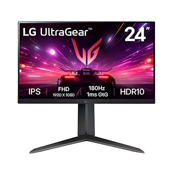 MONITOR 24 PULG GAMING LG ULTRAGEAR FHD 1920 X1080 180HZ 1MS HDR10 NEGRO