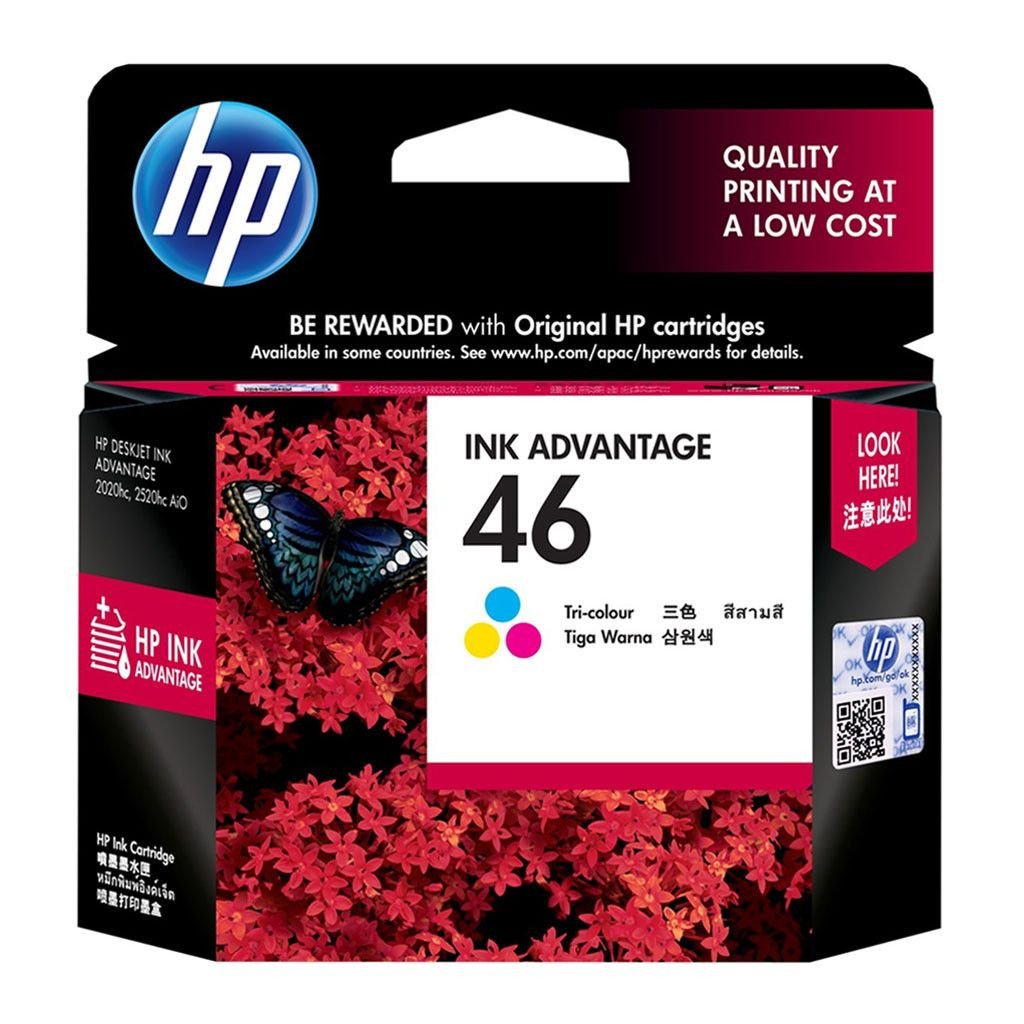 HP CARTUCHO TRICOLOR 46 750PGS CZ638AL