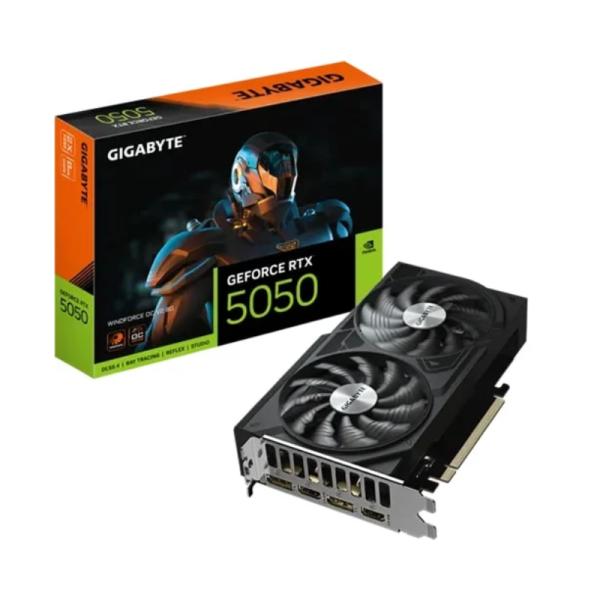 TARJETA DE VIDEO GIGABYTE GEFORCE RTX 5050 WINDFORCE OC V2 8G GDDR6