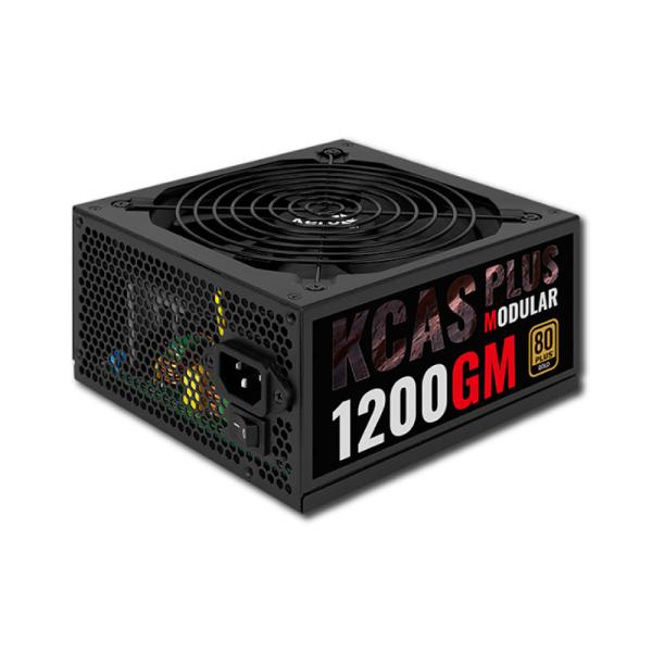 FUENTE DE PODER AEROCOOL KCAS PLUS 1200M 1200W 80 PLUS BRONZE SEMI MODULAR ATX