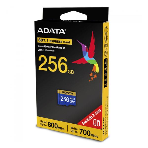 MEMORIA MICRO SDXC 256GB ADATA UD256GEX3L1-C 800/700 MB/S PARA CREACIÓN DE
