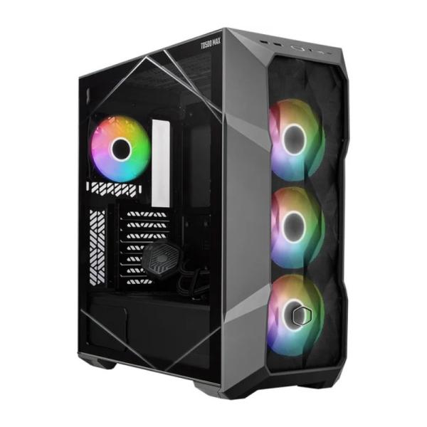CASE GAMING RGB COOLER MASTER TD500 MAX MID TOWER VENTILADORES 4 DE 120MM CON
