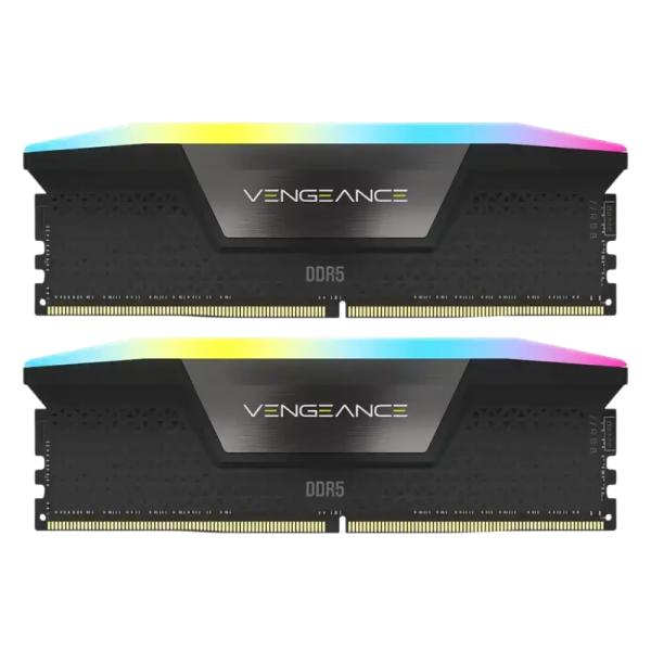 MEMORIA RAM PC 16GB (2X8GB) CORSAIR VENGEANCE RGB DDR5 5200MT/S CL40