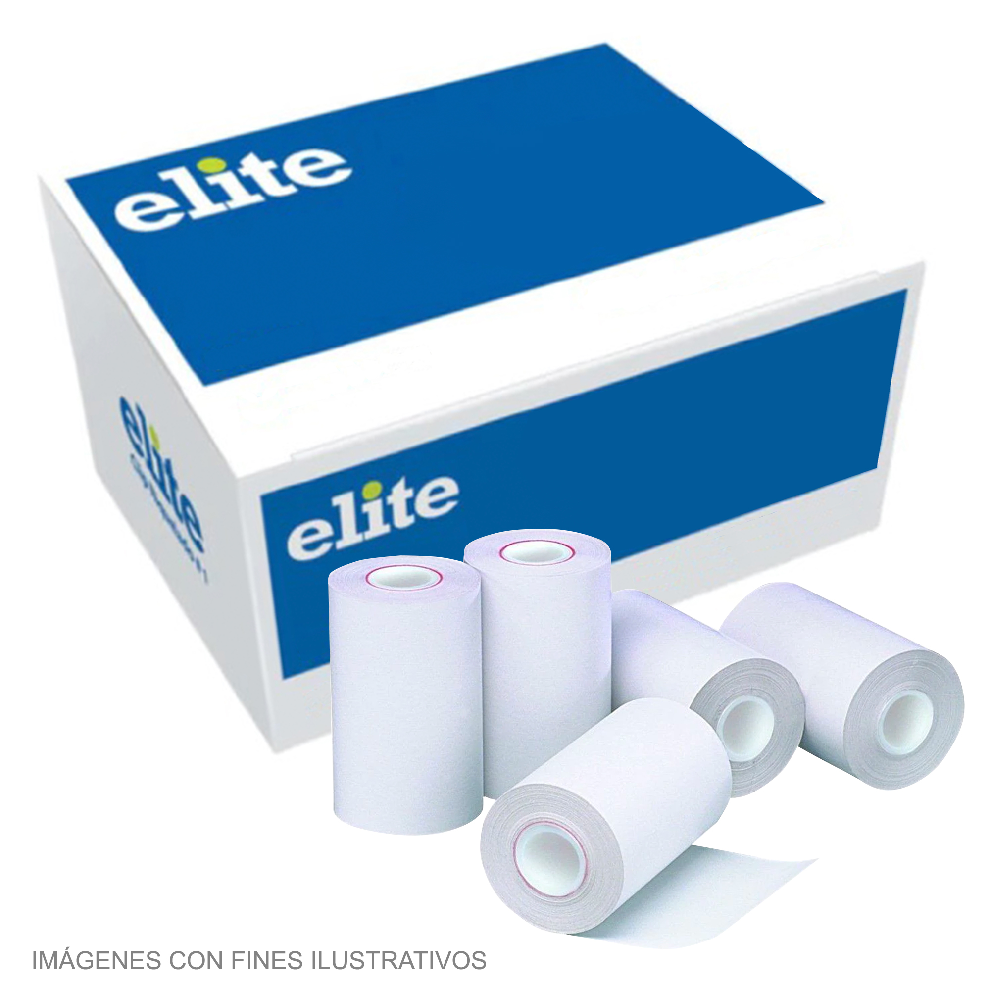ELITE CAJA ROLLO PAPEL TERMICO 2 1/4 1T (57MM) PARA DATAFONO 23 MTS T5723MDF