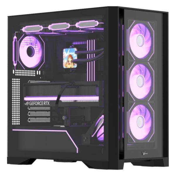 CASE ARGB FORMULA V AIR POWER G8 FLOE BLACK MID TOWER VENTILADORES 5 DE 120 MM