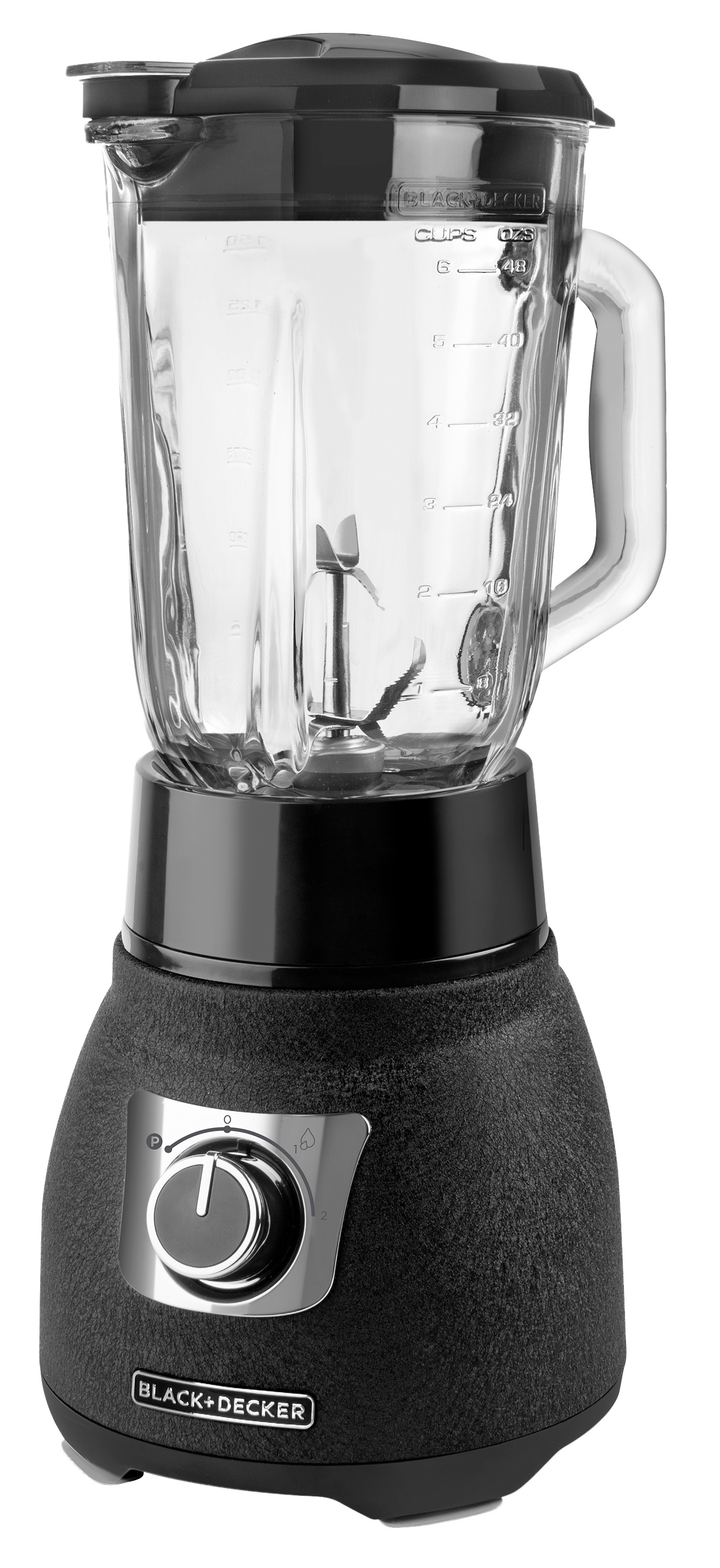 BLACK + DECKER LICUADORA 2 VELOC 1000W CYCLONE VIDRIO NEGRA BL1670S