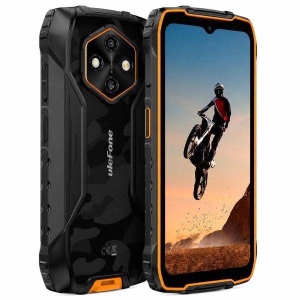 TELEFONO CELULAR ULEFONE RUGKING 4 PRO NARANJA 8GB + 256GB 6.56" HD+ IP68/IP69K