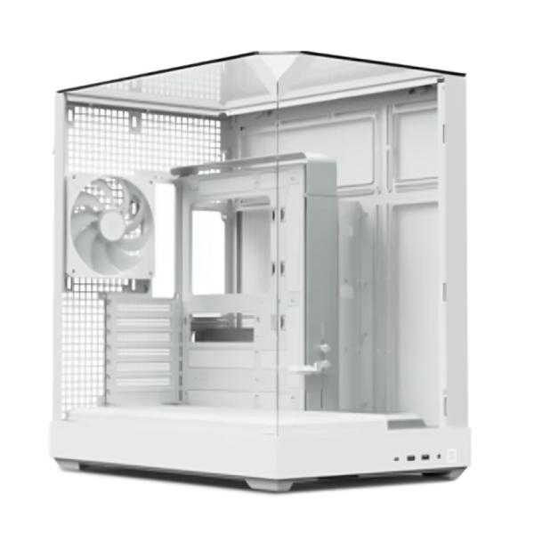 CASE APNX V2-WT-V1 MID TOWER 4 VENTILADORES CON PANEL LATERAL Y FRONTAL
