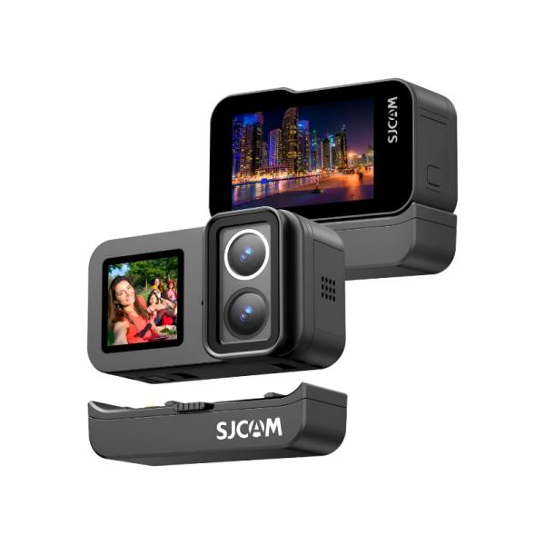 SJCAM SJ20, 4K, DUAL LENS ACTION CAMERA, HANDHELD CHARGING COMBO.
