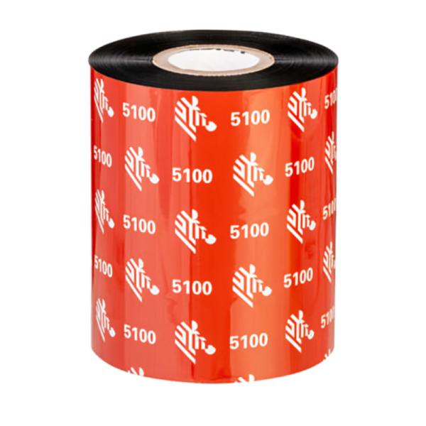 RIBBON DE RESINA ZEBRA 5100 3.50 PULGADAS X 1,476 PIES CORE 1 PULG 89MM 6