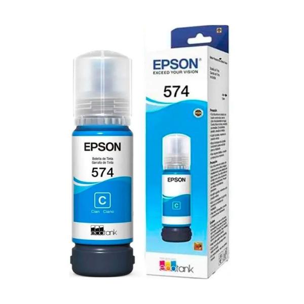 BOTELLA DE TINTA EPSON T574 CIAN
