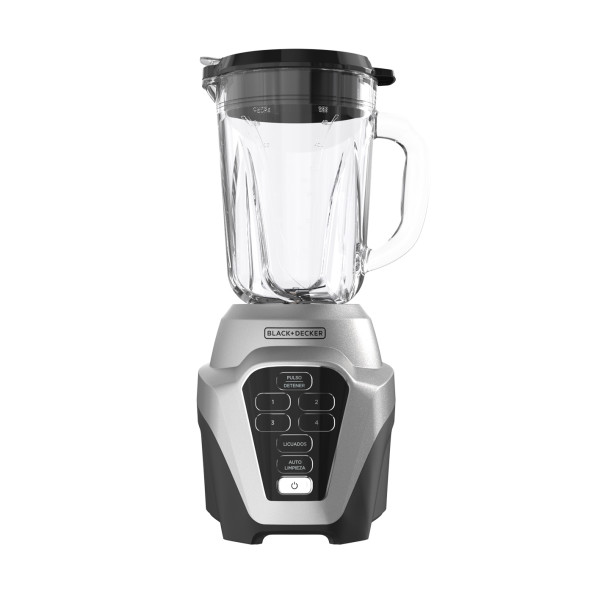 BLACK + DECKER LICUADORA 4 VELOC VIDRIO 1.5L 700W DIGITAL PLATEADA -