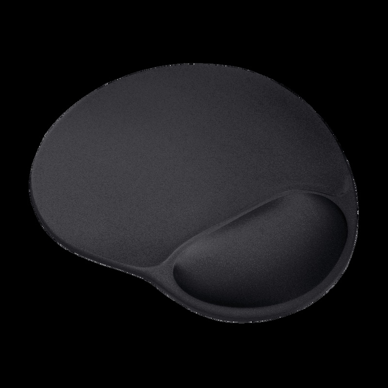 TRUST ALMOHADILLA PARA MOUSE ERGONÓMICA DE GEL COLOR NEGRO - 16977