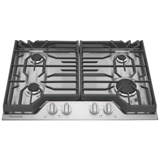 FRIGIDAIRE PLANTILLA DE GAS EMPOTRABLE DE 30" 4 QUEMADORES ACERO INOXIDABLE