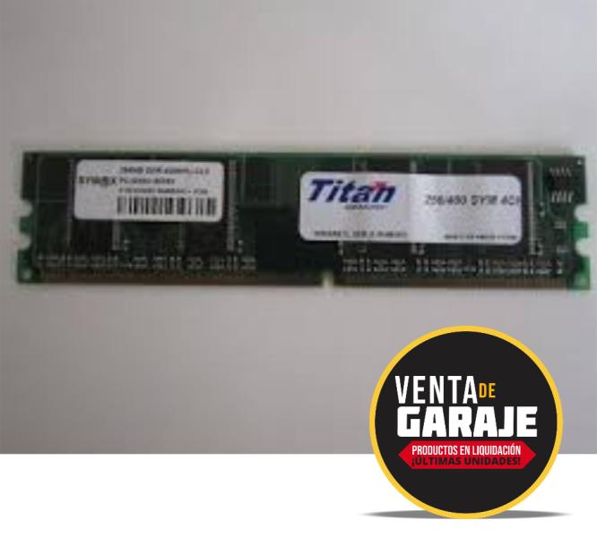 MEMORIA RAM TITAN DDR2 256MB 667MHZ DIMM