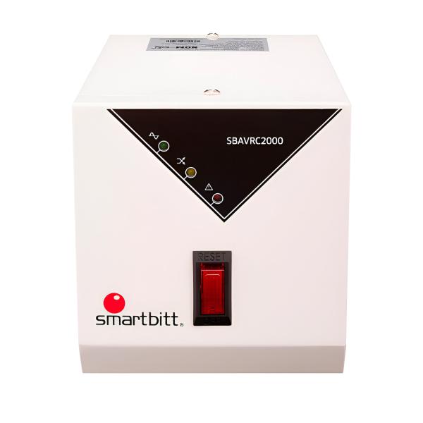 REGULADOR DE VOLTAJE SMARTBITT SBAVRC2000 2000VA 1200W 1 TOMA 80?150 VCA