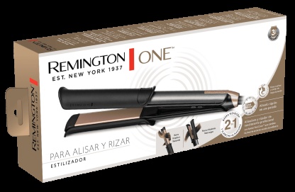 REMINGTON ALISADORA CABELLO 2 EN 1 ALISA Y ESTILIZA CERAMICA BIOTINA Y COLAGENO