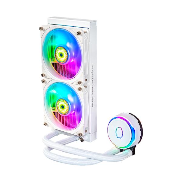 ENFRIAMIENTO LIQUIDO COOLER MASTER MASTERLIQUID PL240 FLUX WHITE EDITION AIO