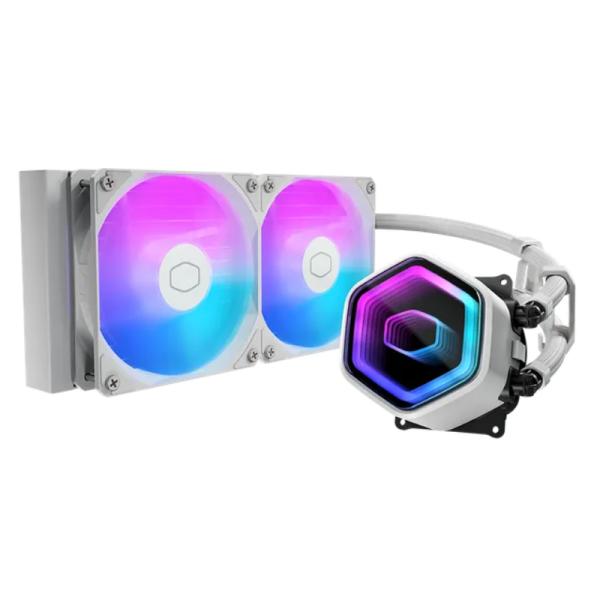 ENFRIAMIENTO LIQUIDO COOLER MASTER MASTERLIQUID CORE NEX 240 WHITE 240MM