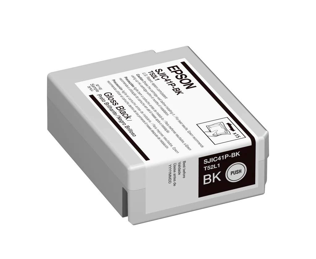 EPSON CARTUCHO NEGRO GLOSS C4000 SJIC41P -C13T52L120