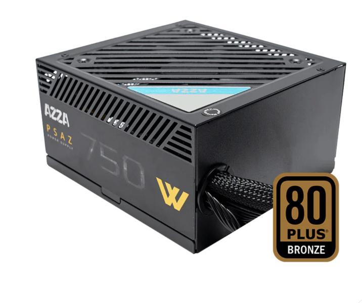 FUENTE DE PODER AZZA 750W 80 PLUS BRONZE