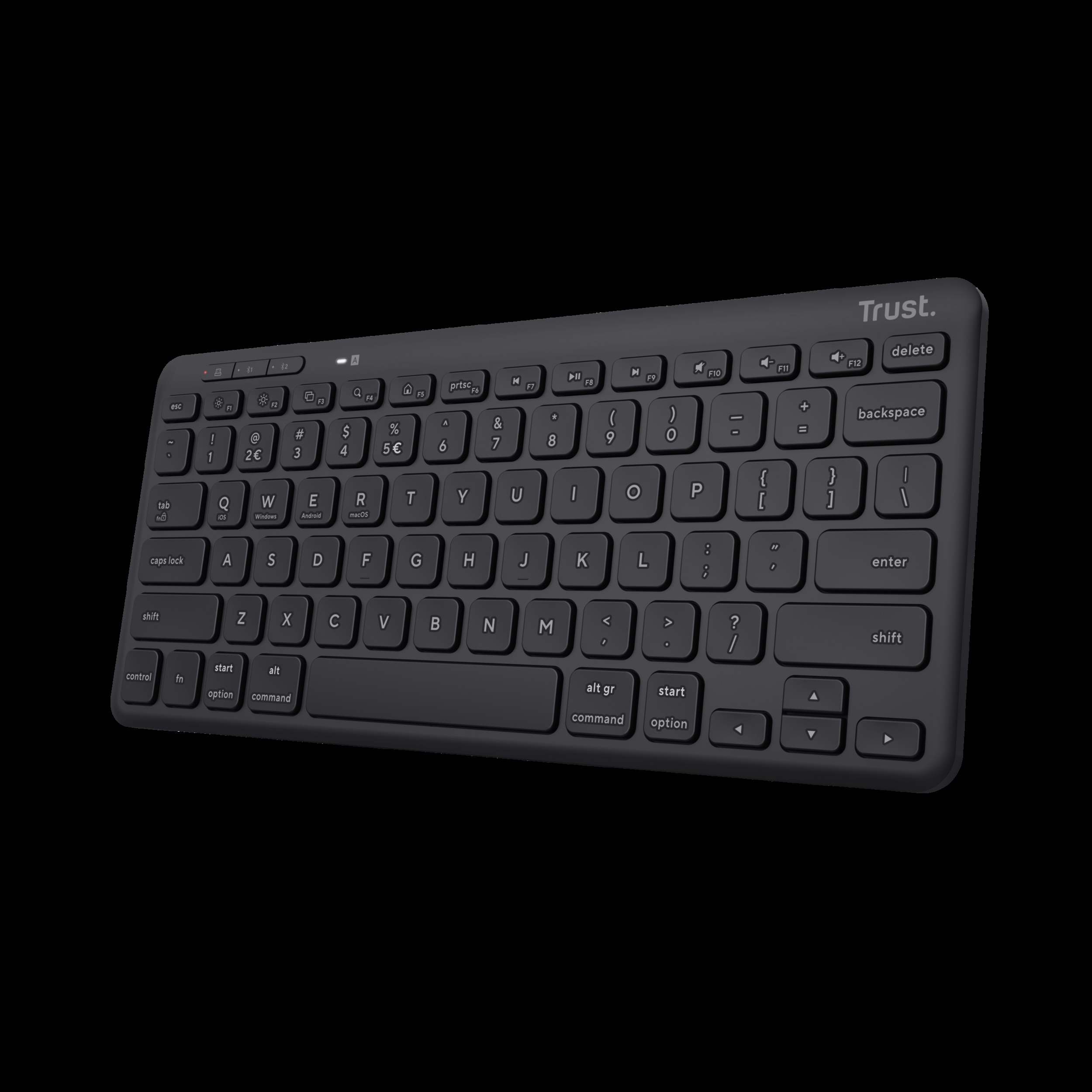 TRUST TECLADO INALAMBRICO EN ESPAÑOL ECO RECARGABLE - 25059