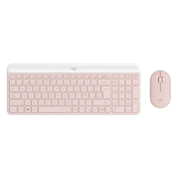 TECLADO Y MOUSE LOGITECH MK470 SLIM COMBO MEMBRANA INALÁMBRICO 2.4 GHZ ESPAÑOL