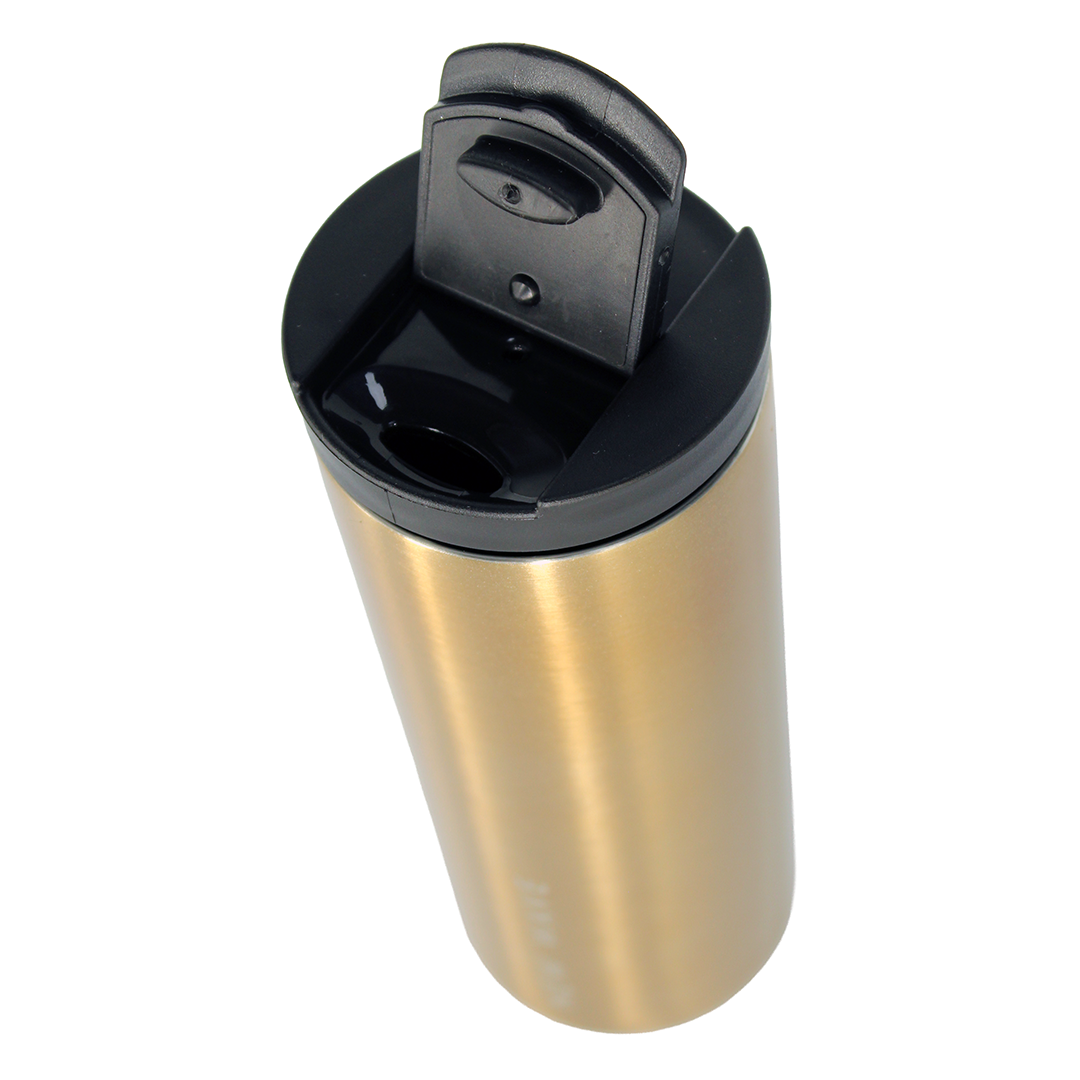 SLIM COFFEE TUMBLER GOLD