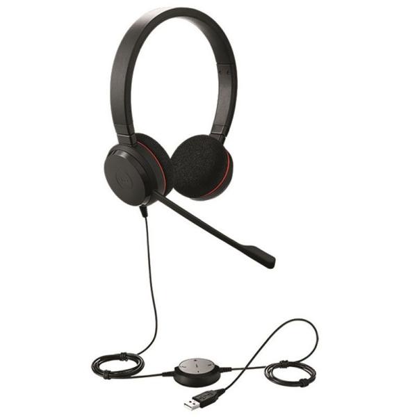 HEADSET JABRA EVOLVE 20 DUO MS USB