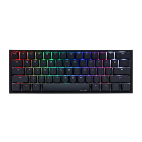TECLADO GAMING RGB DUCKY ONE 2 PRO MINI MECÁNICO USB-C ESPAÑOL SWITCH CAFÉ