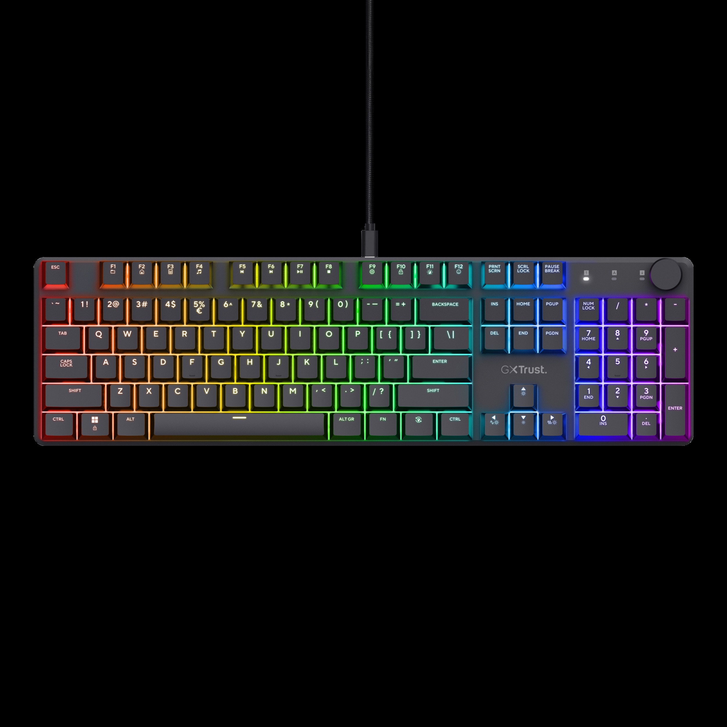 TRUST TECLADO GXT 866 TORIX PREMIUM MECANICO GAMING US - 24910