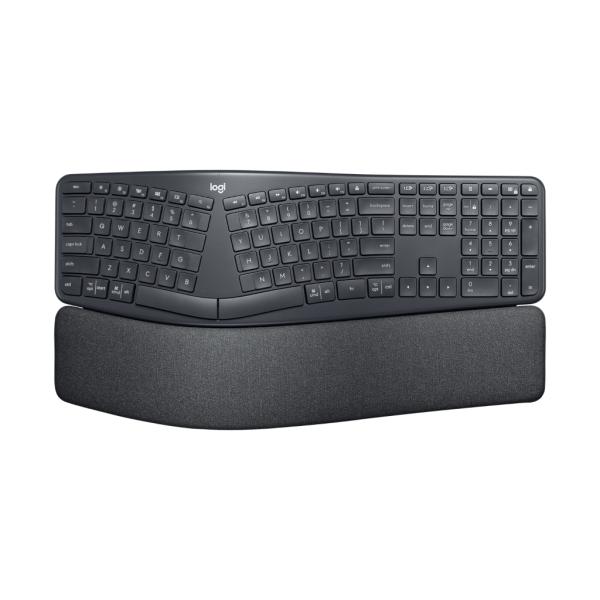 TECLADO LOGITECH ERGO K860 FOR BUSINESS MEMBRANA INALÁMBRICO BLUETOOTH INGLÉS