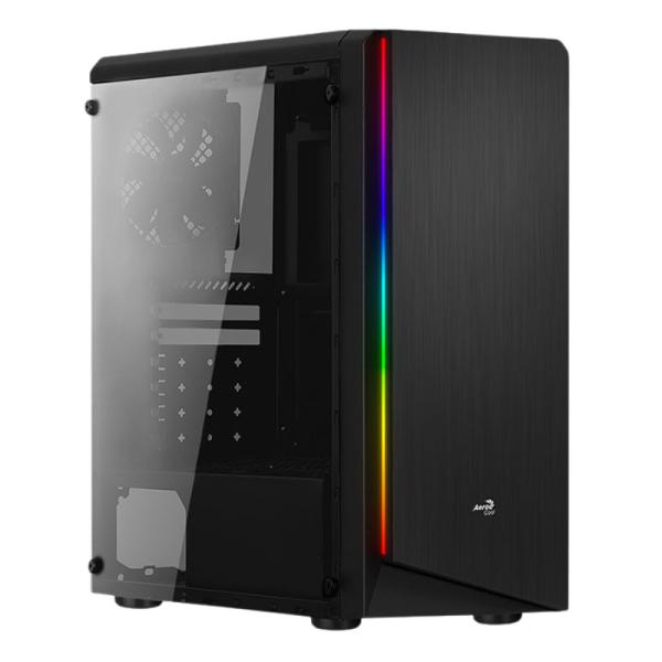 CASE GAMING RGB AEROCOOL RIFT MID TOWER VENTILADOR 1 DE 120MM CON VIDRIO