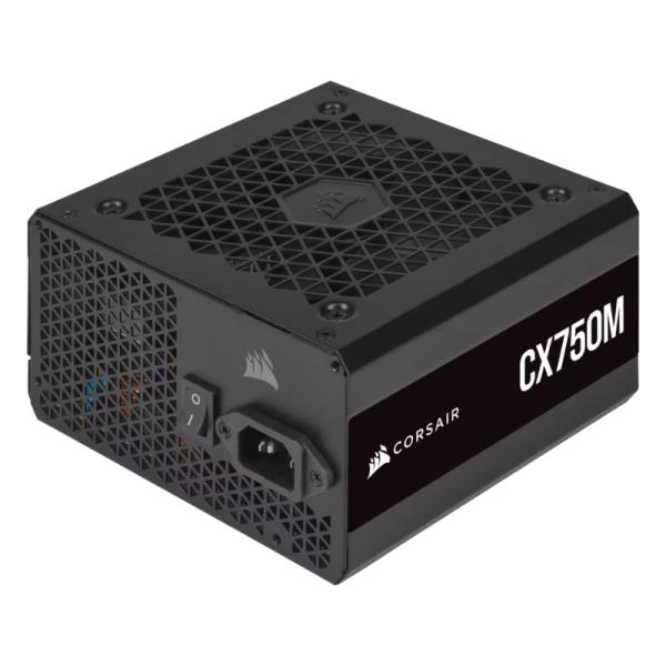 FUENTE DE PODER CORSAIR CX750M 750W 80 PLUS BRONZE SEMI MODULAR ATX