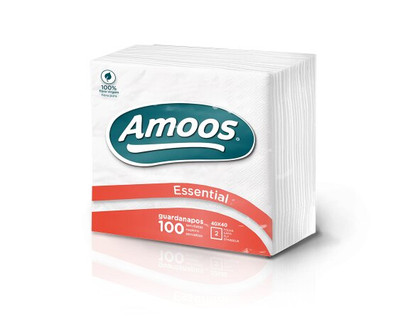 AMOOS SERVILLETA ESSENTIAL 22X22 CM P100 C2 PAQ X 24 - T622059