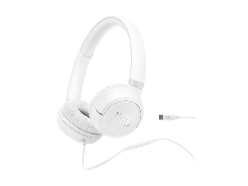 AUDIFONOS JBL TUNE 530C ON-EAR USB-C BLANCO