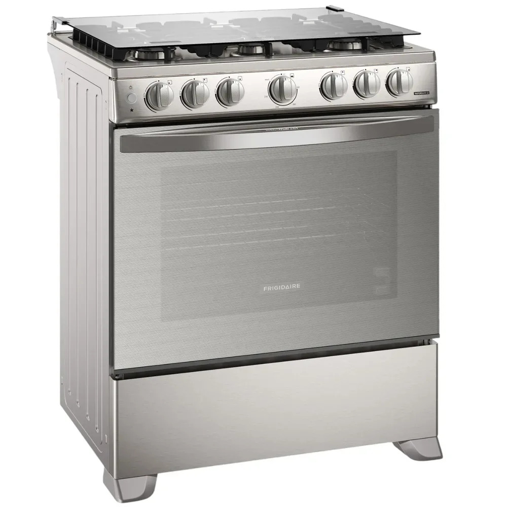 FRIGIDAIRE COCINA DE GAS DE 30" 6 QUEMADORES PLATEADO FKGN30C3FYI