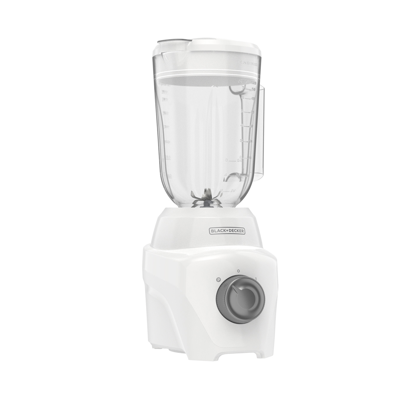 BLACK + DECKER LICUADORA 2 VELOC 700W 2 VASO PLAST 1.65L ICE CRUSH BLANCA -