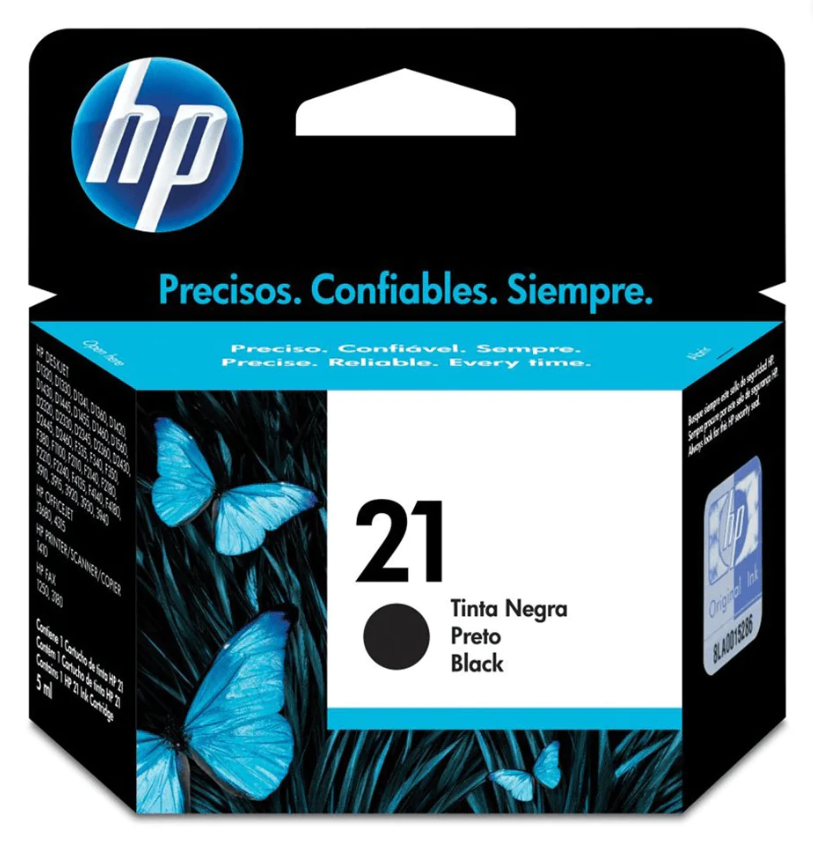 HP CARTUCHO NEGRO 150PGS #21 C9351AL