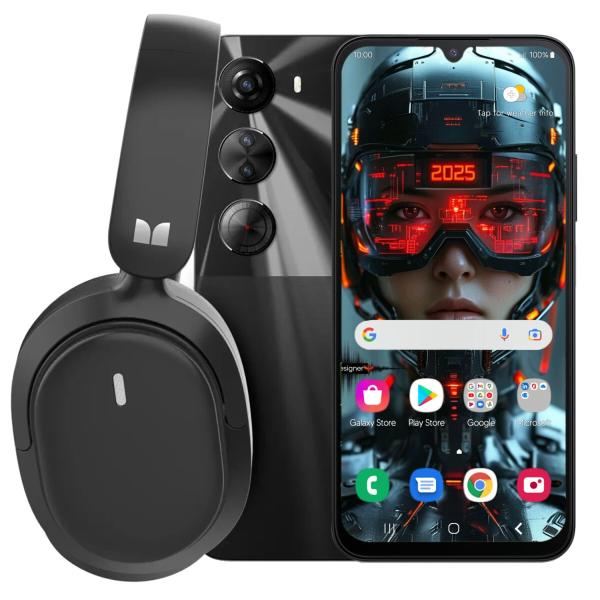 TELEFONO CELULAR LOGIC M1L MUSIC KIT NEGRO 4+10GB RAM 256GB 6.8" HD+ DUAL SIM