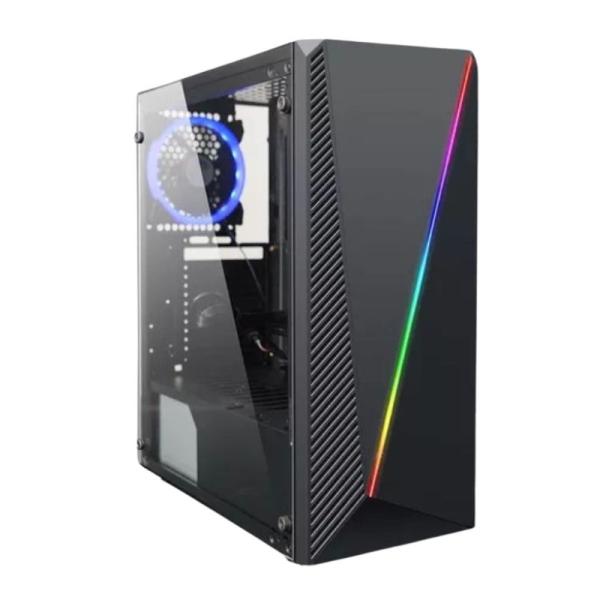 CASE GAMING RGB EAGLE WARRIOR CG05AKRA001C MID TOWER SIN VENTILACIÓN INCLUIDA