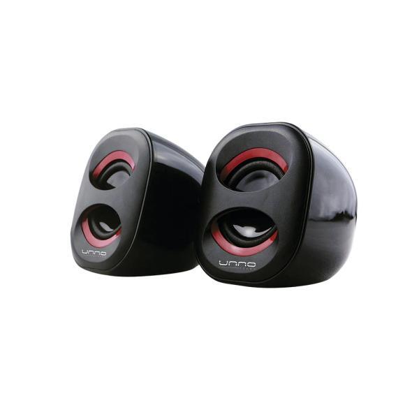 PARLANTE UNNO TEKNO BRAZZA 2.0 ESTÉREO ROJO