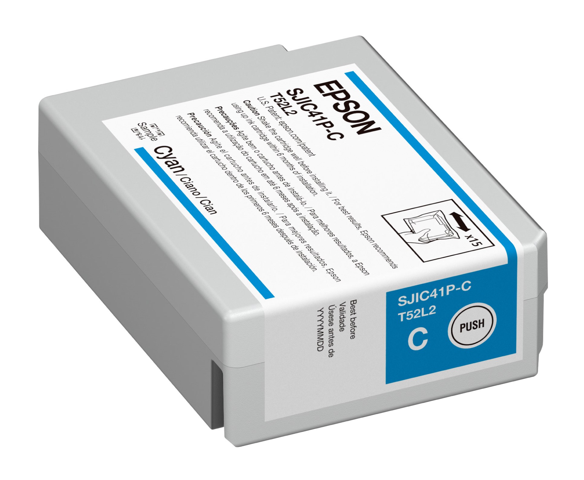 EPSON CARTUCHO CYAN C4000 SJIC41P-C13T52L220